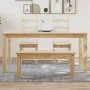 Mesa de comedor Panama madera maciza de pino 160x80x75 cm de vidaXL, Mesas de cocina y de comedor - Ref: Foro24-4005705, Prec...