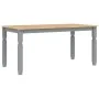 Corona dining table solid gray pine wood 160x80x75 cm by vidaXL, Kitchen and dining tables - Ref: Foro24-4005718, Price: 211,...