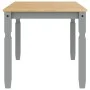 Corona dining table solid gray pine wood 160x80x75 cm by vidaXL, Kitchen and dining tables - Ref: Foro24-4005718, Price: 211,...