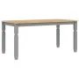 Corona dining table solid gray pine wood 160x80x75 cm by vidaXL, Kitchen and dining tables - Ref: Foro24-4005718, Price: 211,...