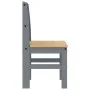 Sillas de comedor Panama 2 uds madera pino gris 40x46x90 cm de vidaXL, Sillas de comedor - Ref: Foro24-4005730, Precio: 102,8...
