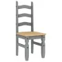 Sillas de comedor Corona 2 uds madera pino gris 42x47x107 cm de vidaXL, Sillas de comedor - Ref: Foro24-4005724, Precio: 143,...