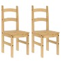 Sillas de comedor 2 uds madera maciza de pino 40x46x99 cm de vidaXL, Sillas de comedor - Ref: Foro24-4005726, Precio: 124,78 ...