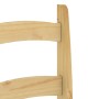 Sillas de comedor 2 uds madera maciza de pino 40x46x99 cm de vidaXL, Sillas de comedor - Ref: Foro24-4005726, Precio: 124,78 ...