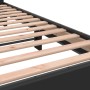 Estructura de cama madera de ingeniería y metal negro 140x200cm de vidaXL, Camas y somieres - Ref: Foro24-3280147, Precio: 14...