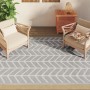 Alfombra de exterior PP gris 160x230 cm de vidaXL, Protectores para exterior - Ref: Foro24-368543, Precio: 42,29 €, Descuento: %