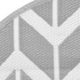 Alfombra de exterior PP gris Ø120 cm de vidaXL, Protectores para exterior - Ref: Foro24-368522, Precio: 21,50 €, Descuento: %