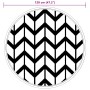 Alfombra de exterior PP gris Ø120 cm de vidaXL, Protectores para exterior - Ref: Foro24-368522, Precio: 21,50 €, Descuento: %