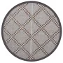 Alfombra de exterior PP marrón Ø120 cm de vidaXL, Protectores para exterior - Ref: Foro24-368478, Precio: 18,17 €, Descuento: %