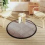Alfombra de exterior PP marrón Ø120 cm de vidaXL, Protectores para exterior - Ref: Foro24-368478, Precio: 18,17 €, Descuento: %