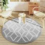 Alfombra de exterior PP gris Ø160 cm de vidaXL, Protectores para exterior - Ref: Foro24-368467, Precio: 24,47 €, Descuento: %