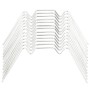 Clips para invernadero 100 unidades tipo de W acero galvanizado de vidaXL, Accesorios de jardinería - Ref: Foro24-4009385, Pr...