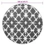 Alfombra de exterior PP azul y blanco Ø120 cm de vidaXL, Protectores para exterior - Ref: Foro24-368490, Precio: 18,17 €, Des...