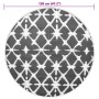 Alfombra de exterior PP azul y blanco Ø120 cm de vidaXL, Protectores para exterior - Ref: Foro24-368490, Precio: 20,58 €, Des...