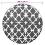 Alfombra de exterior PP azul y blanco Ø200 cm de vidaXL, Protectores para exterior - Ref: Foro24-368492, Precio: 35,42 €, Des...