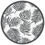 Alfombra de exterior PP blanco y negro Ø160 cm de vidaXL, Protectores para exterior - Ref: Foro24-368471, Precio: 28,21 €, De...
