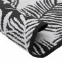 Alfombra de exterior PP blanco y negro Ø160 cm de vidaXL, Protectores para exterior - Ref: Foro24-368471, Precio: 28,21 €, De...