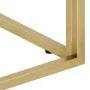 Mesa de centro acero inoxidable madera maciza traviesa dorado de vidaXL, Mesas de centro - Ref: Foro24-349958, Precio: 148,06...