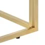 Couchtisch aus Edelstahl, Massivholz, freches Gold von vidaXL, Couchtisch - Ref: Foro24-350022, Preis: 108,67 €, Rabatt: %