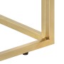 Mesa de centro acero inoxidable madera maciza traviesa dorado de vidaXL, Mesas de centro - Ref: Foro24-350022, Precio: 109,67...