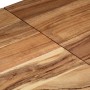 Mesa consola acero inoxidable y madera maciza acacia plateada de vidaXL, Mesas auxiliares - Ref: Foro24-349991, Precio: 86,38...