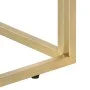 Console table stainless steel solid wood naughty gold by vidaXL, Side tables - Ref: Foro24-349998, Price: 101,92 €, Discount: %