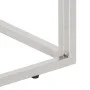 Mesa consola acero inoxidable y madera maciza acacia plateada de vidaXL, Mesas auxiliares - Ref: Foro24-350015, Precio: 84,22...