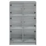 Aparador alto con puertas madera gris Sonoma 68x37x109 cm de vidaXL, Aparadores - Ref: Foro24-3295855, Precio: 114,61 €, Desc...
