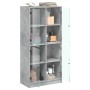 Aparador alto con puertas madera gris hormigón 68x37x142 cm de vidaXL, Aparadores - Ref: Foro24-3295860, Precio: 139,77 €, De...