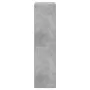 Aparador alto con puertas madera gris hormigón 68x37x142 cm de vidaXL, Aparadores - Ref: Foro24-3295860, Precio: 137,84 €, De...