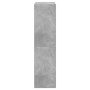 Aparador alto con puertas madera gris hormigón 68x37x142 cm de vidaXL, Aparadores - Ref: Foro24-3295860, Precio: 139,77 €, De...