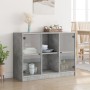 Aparador madera de ingeniería gris hormigón 102x37x75,5 cm de vidaXL, Aparadores - Ref: Foro24-3295874, Precio: 96,26 €, Desc...