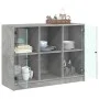 Aparador madera de ingeniería gris hormigón 102x37x75,5 cm de vidaXL, Aparadores - Ref: Foro24-3295874, Precio: 94,78 €, Desc...