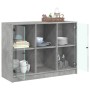 Aparador madera de ingeniería gris hormigón 102x37x75,5 cm de vidaXL, Aparadores - Ref: Foro24-3295874, Precio: 96,26 €, Desc...