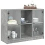 Aparador madera de ingeniería gris hormigón 102x37x75,5 cm de vidaXL, Aparadores - Ref: Foro24-3295874, Precio: 94,78 €, Desc...