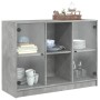Aparador madera de ingeniería gris hormigón 102x37x75,5 cm de vidaXL, Aparadores - Ref: Foro24-3295874, Precio: 96,26 €, Desc...