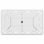 Mesa de jardín aluminio fundido blanco 150x90x72 cm de vidaXL, Mesas de jardín - Ref: Foro24-4002805, Precio: 500,69 €, Descu...