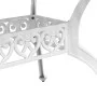 Mesa de jardín aluminio fundido blanco 150x90x72 cm de vidaXL, Mesas de jardín - Ref: Foro24-4002805, Precio: 462,34 €, Descu...