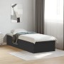 Estructura de cama madera de ingeniería negra 75x190 cm de vidaXL, Camas y somieres - Ref: Foro24-841987, Precio: 69,24 €, De...