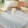 Alfombra de exterior PP gris Ø200 cm de vidaXL, Protectores para exterior - Ref: Foro24-368560, Precio: 41,77 €, Descuento: %