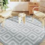 Alfombra de exterior PP gris Ø200 cm de vidaXL, Protectores para exterior - Ref: Foro24-368560, Precio: 44,32 €, Descuento: %