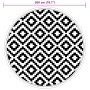 Alfombra de exterior PP gris Ø200 cm de vidaXL, Protectores para exterior - Ref: Foro24-368560, Precio: 44,32 €, Descuento: %