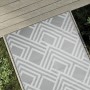 Alfombra de exterior PP gris 120x180 cm de vidaXL, Protectores para exterior - Ref: Foro24-368562, Precio: 23,79 €, Descuento: %