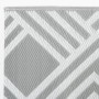 Alfombra de exterior PP gris 120x180 cm de vidaXL, Protectores para exterior - Ref: Foro24-368562, Precio: 23,79 €, Descuento: %