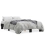 Estructura de cama madera de ingeniería y metal negro 120x190cm de vidaXL, Camas y somieres - Ref: Foro24-845887, Precio: 81,...