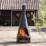 RedFire Chimenea Kingston de acero negro mate 43x120 cm de RedFire, Chimeneas - Ref: Foro24-428833, Precio: 182,06 €, Descuen...