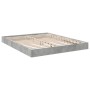 Estructura de cama madera de ingeniería gris hormigón 150x200cm de vidaXL, Camas y somieres - Ref: Foro24-842017, Precio: 86,...
