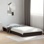 Estructura de cama madera de ingeniería negra 100x200 cm de vidaXL, Camas y somieres - Ref: Foro24-842057, Precio: 65,12 €, D...
