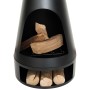 RedFire Chimenea Kingston de acero negro mate 43x120 cm de RedFire, Chimeneas - Ref: Foro24-428833, Precio: 187,45 €, Descuen...