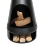 RedFire Chimenea Kingston de acero negro mate 43x120 cm de RedFire, Chimeneas - Ref: Foro24-428833, Precio: 182,06 €, Descuen...